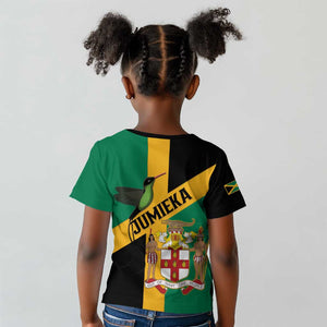 Happy Jumieka Independence Day Kid T shirt Coat Of Arms Flag Style