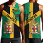 Happy Jumieka Independence Day Men Tank Top Coat Of Arms Flag Style