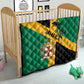 Happy Jumieka Independence Day Quilt Coat Of Arms Flag Style
