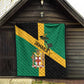 Happy Jumieka Independence Day Quilt Coat Of Arms Flag Style