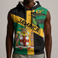 Happy Jumieka Independence Day Sleeveless Hoodie Coat Of Arms Flag Style - African Pride