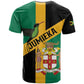 Happy Jumieka Independence Day T shirt Coat Of Arms Flag Style