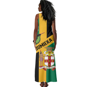 Happy Jumieka Independence Day Tank Maxi Dress Coat Of Arms Flag Style