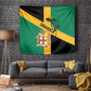 Happy Jumieka Independence Day Tapestry Coat Of Arms Flag Style