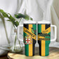 Happy Jumieka Independence Day Tumbler With Handle Coat Of Arms Flag Style