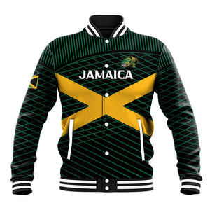 Jamaica Rugby Custom Baseball Jacket Go Champions
