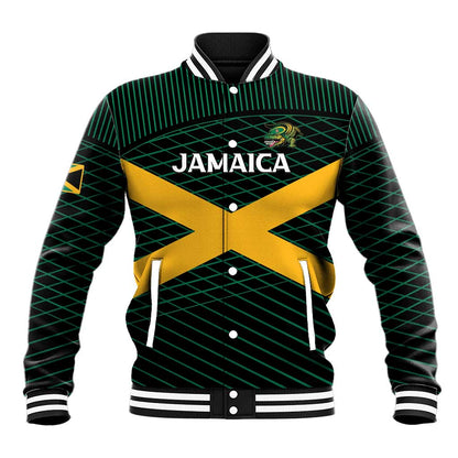 Jamaica Rugby Custom Baseball Jacket Go Champions