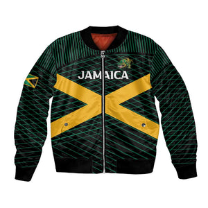Jamaica Rugby Custom Bomber Jacket Go Champions