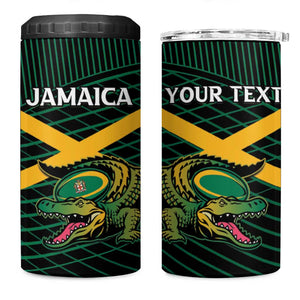 Jamaica Rugby Custom 4 in 1 Can Cooler Tumbler Go Champions