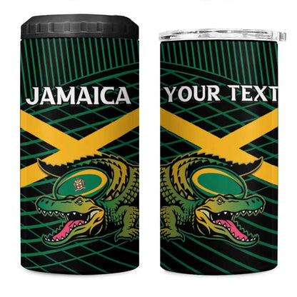 Jamaica Rugby Custom 4 in 1 Can Cooler Tumbler Go Champions