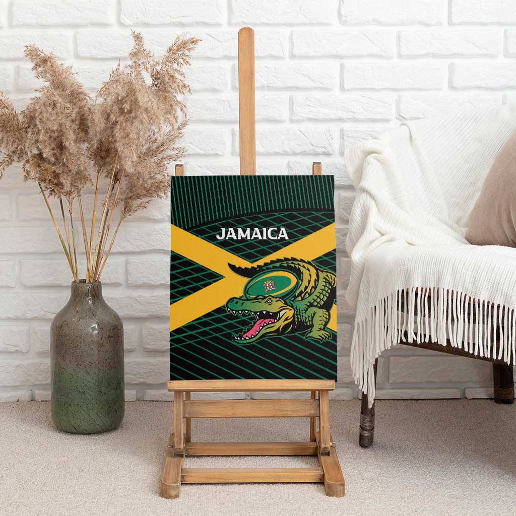Jamaica Rugby Canvas Wall Art Go Champions