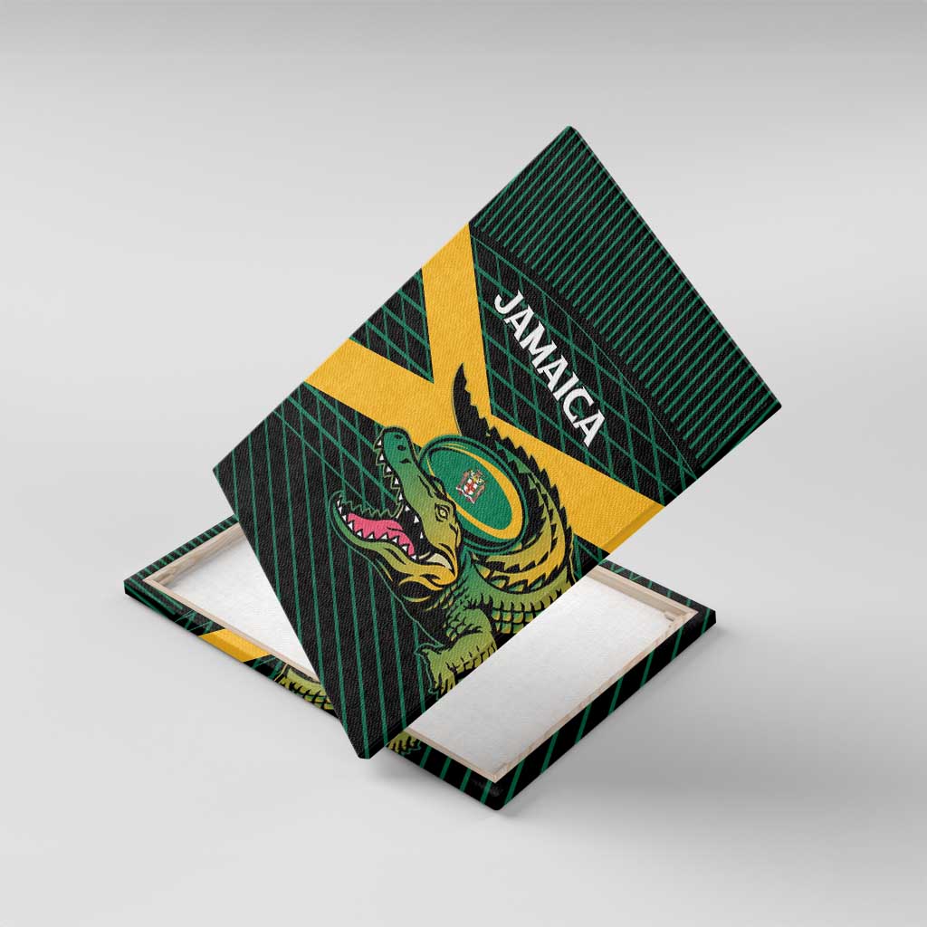 Jamaica Rugby Canvas Wall Art Go Champions