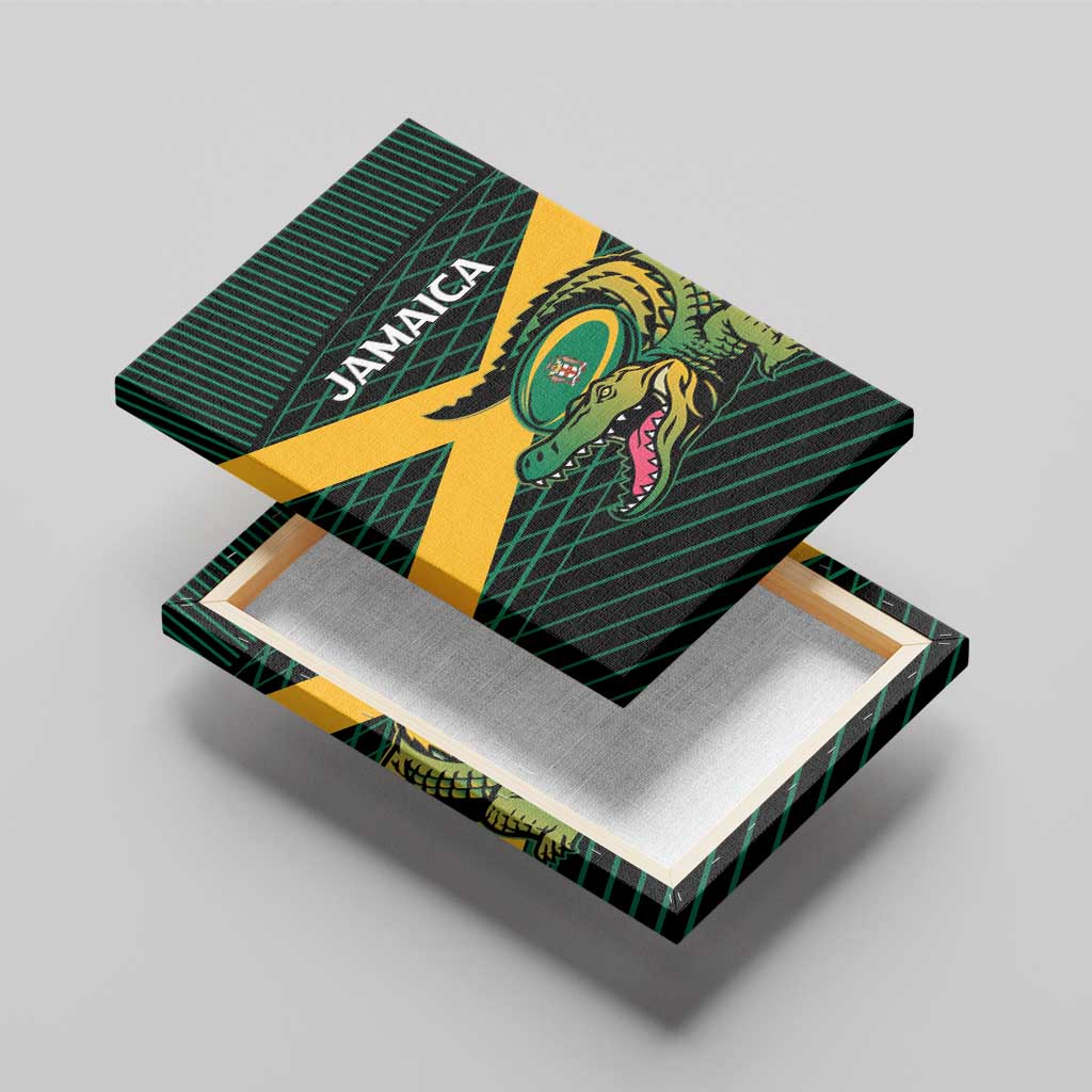 Jamaica Rugby Canvas Wall Art Go Champions