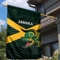 Jamaica Rugby Garden Flag Go Champions