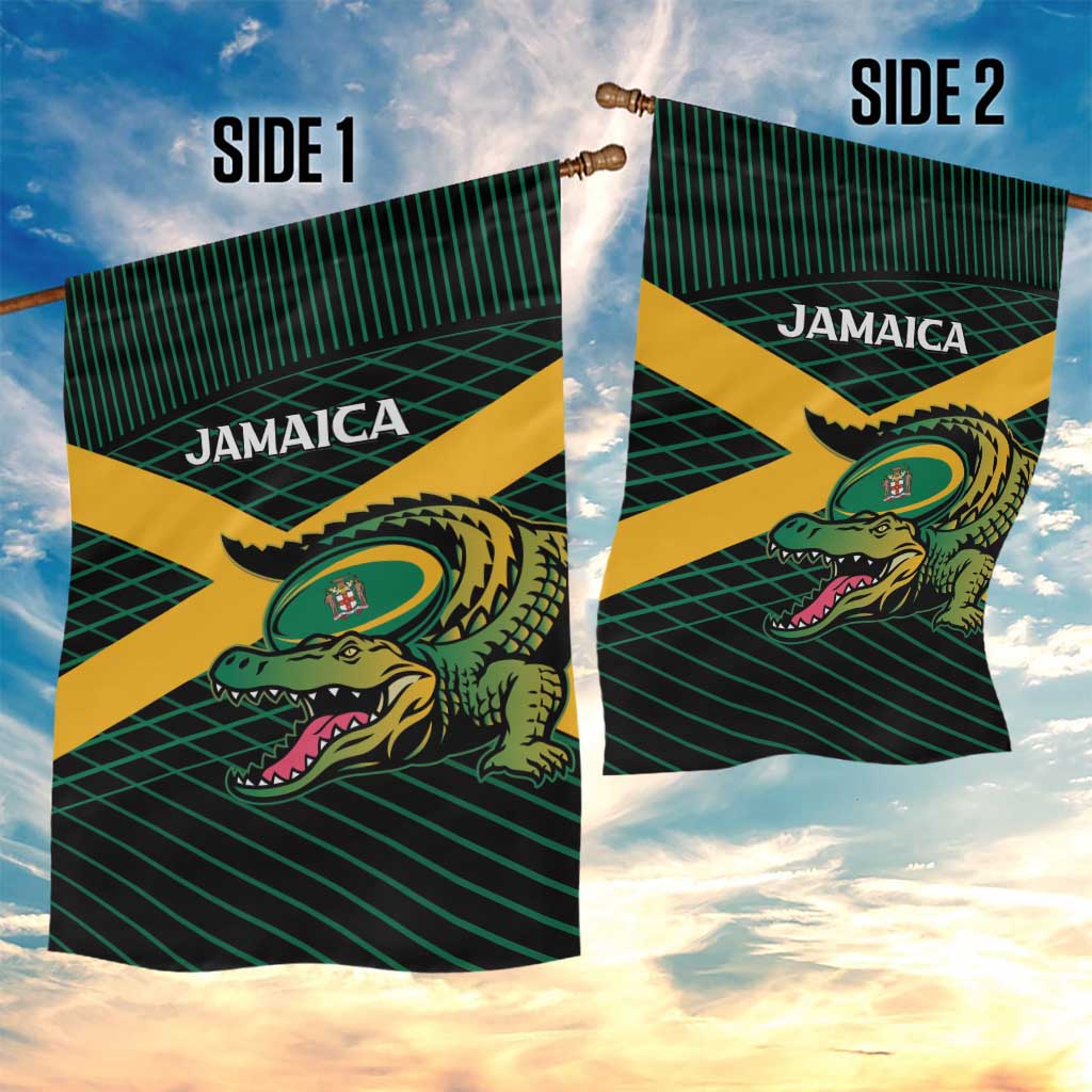 Jamaica Rugby Garden Flag Go Champions