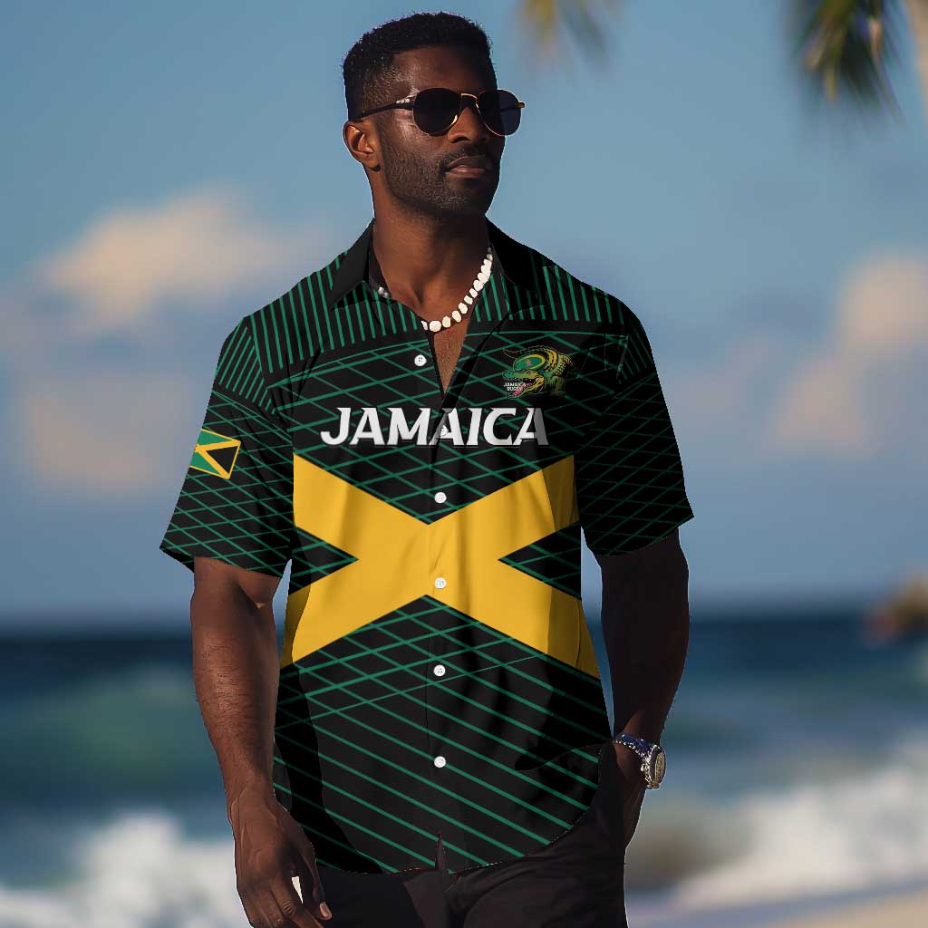 Jamaica Rugby Custom Hawaiian Shirt Go Champions