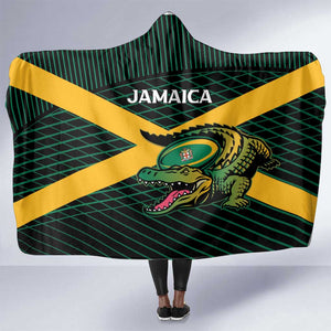Jamaica Rugby Hooded Blanket Go Champions