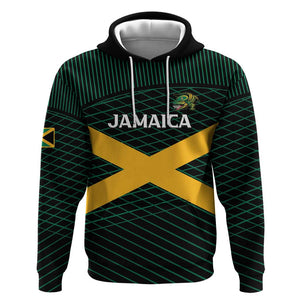 Jamaica Rugby Custom Hoodie Go Champions
