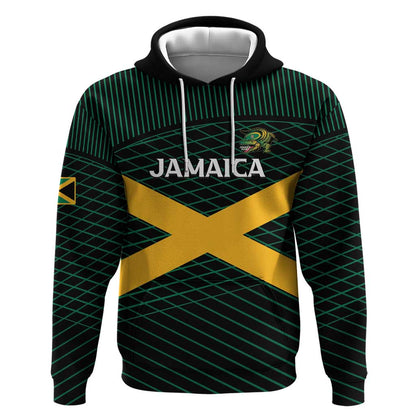 Jamaica Rugby Custom Hoodie Go Champions