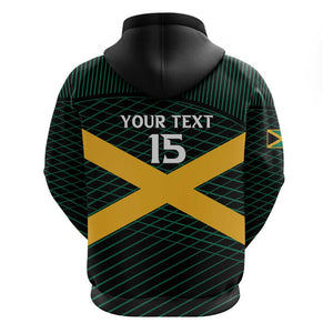 Jamaica Rugby Custom Hoodie Go Champions