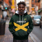 Jamaica Rugby Custom Hoodie Go Champions