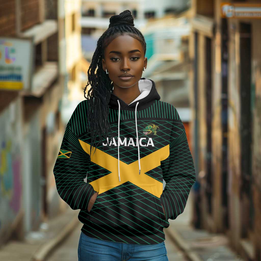 Jamaica Rugby Custom Hoodie Go Champions