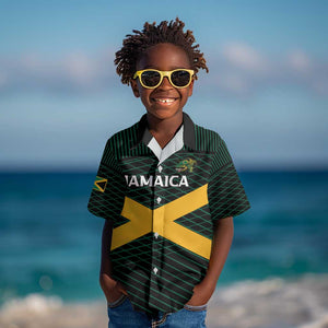 Jamaica Rugby Custom Kid Hawaiian Shirt Go Champions