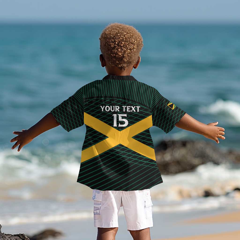 Jamaica Rugby Custom Kid Hawaiian Shirt Go Champions
