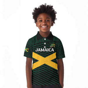 Jamaica Rugby Custom Kid Polo Shirt Go Champions