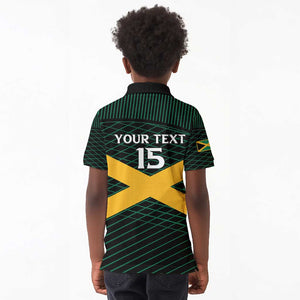 Jamaica Rugby Custom Kid Polo Shirt Go Champions
