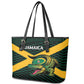 Jamaica Rugby Leather Tote Bag Go Champions