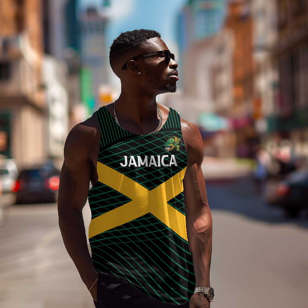 Jamaica Rugby Custom Men Tank Top Go Champions