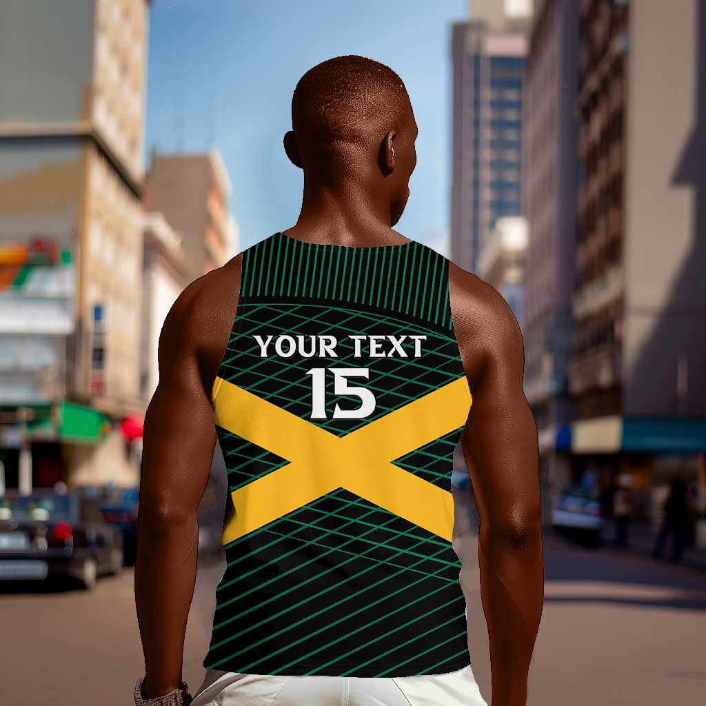 Jamaica Rugby Custom Men Tank Top Go Champions