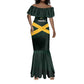 Jamaica Rugby Custom Mermaid Dress Go Champions
