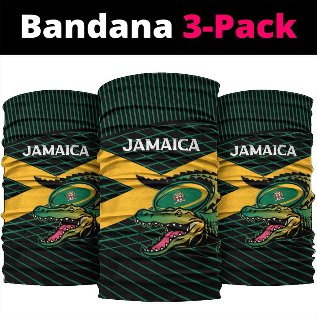 Jamaica Rugby Neck Gaiter Go Champions LT15