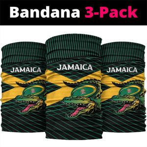 Jamaica Rugby Neck Gaiter Go Champions LT15
