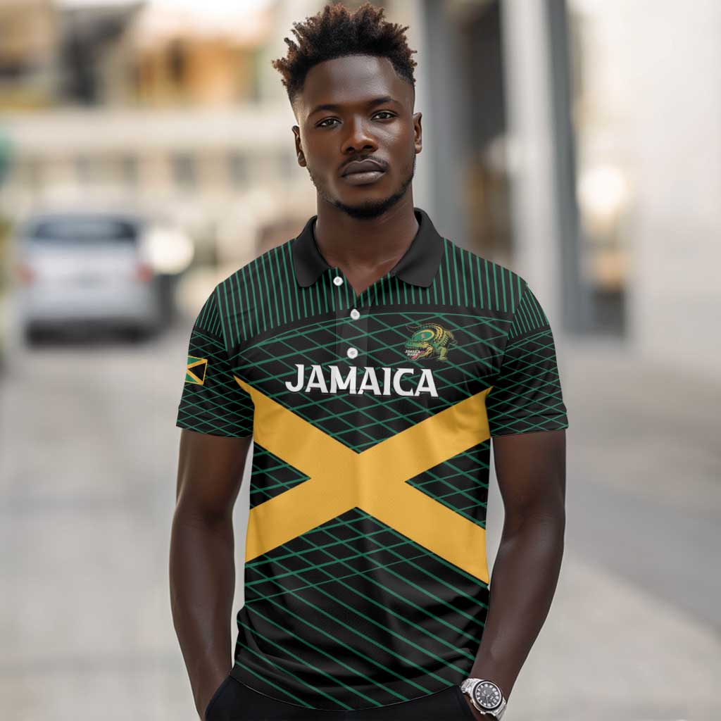 Jamaica Rugby Custom Polo Shirt Go Champions
