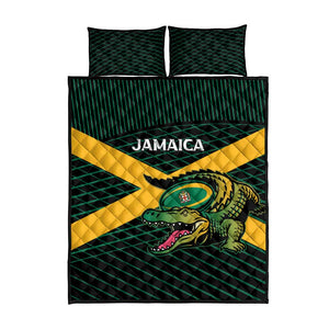 Jamaica Rugby Quilt Bed Set Go Champions