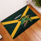 Jamaica Rugby Rubber Doormat Go Champions