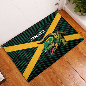 Jamaica Rugby Rubber Doormat Go Champions