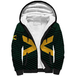 Jamaica Rugby Custom Sherpa Hoodie Go Champions