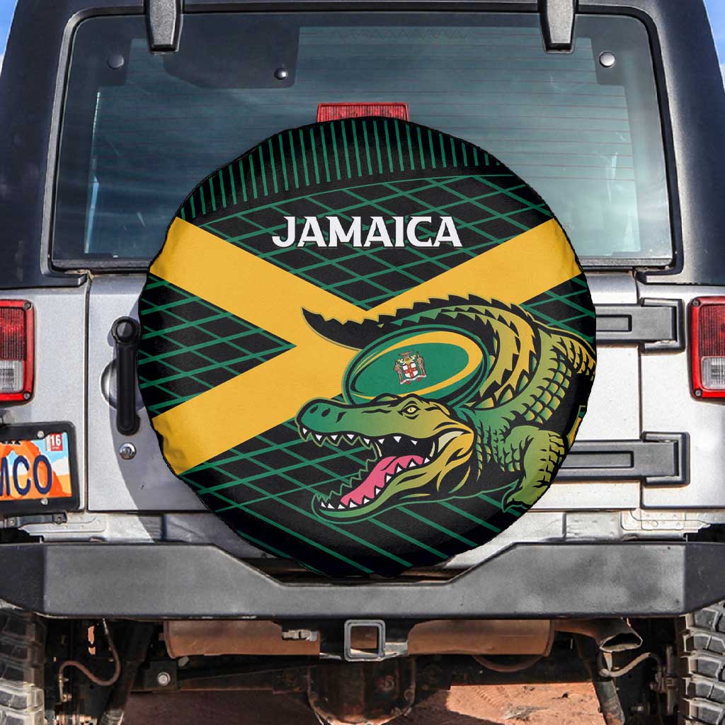 Jamaica Rugby Spare Tire Cover Go Champions