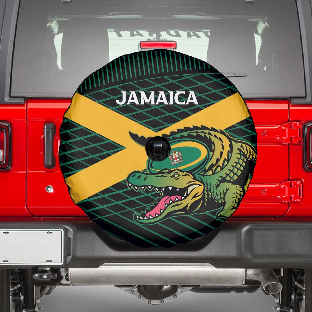 Jamaica Rugby Spare Tire Cover Go Champions