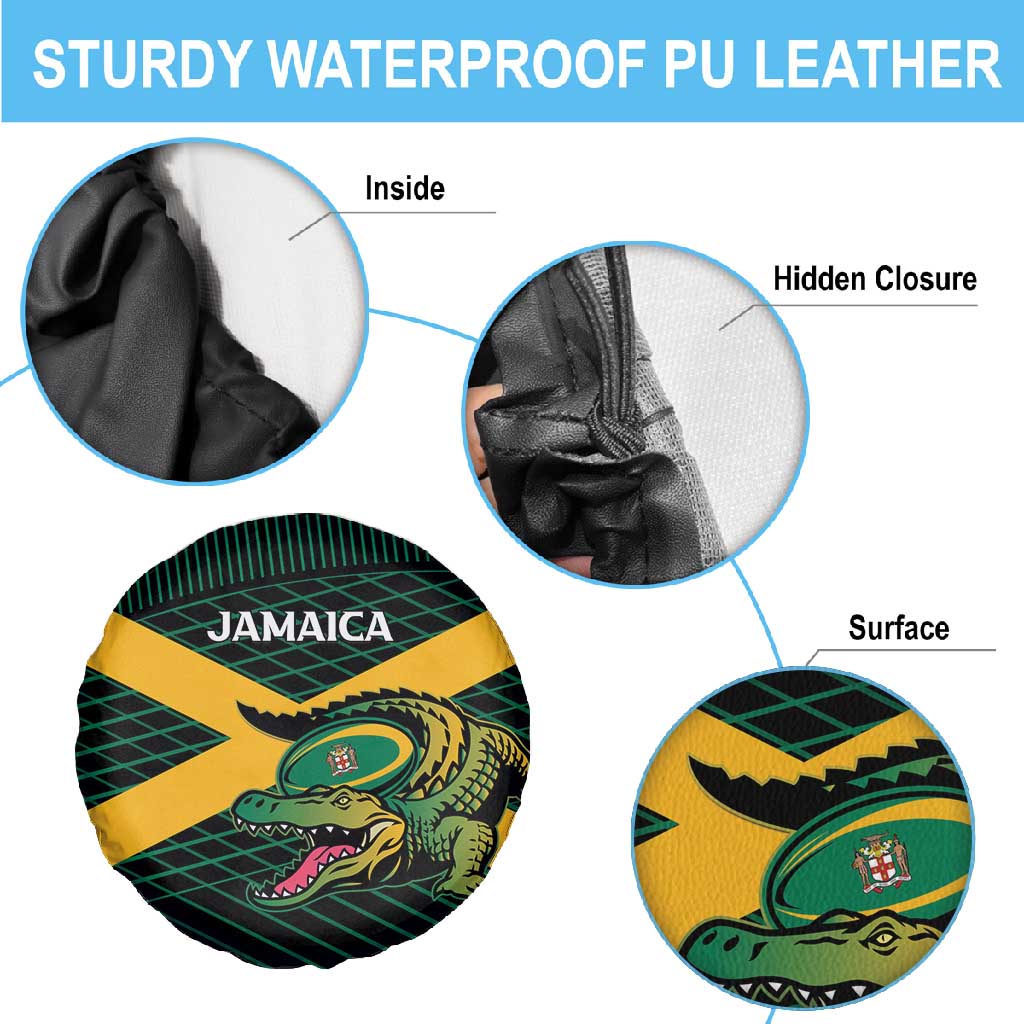 Jamaica Rugby Spare Tire Cover Go Champions