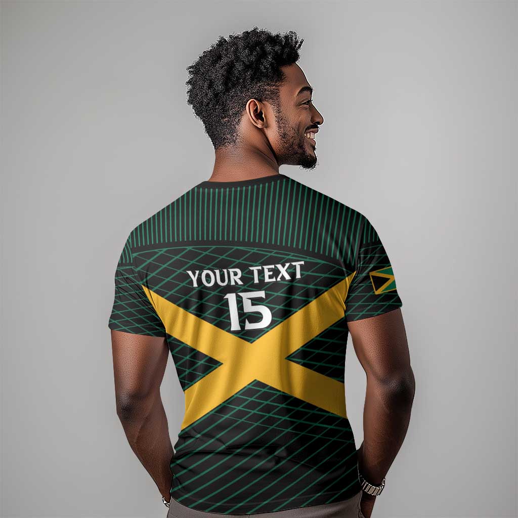 Jamaica Rugby Custom T shirt Go Champions
