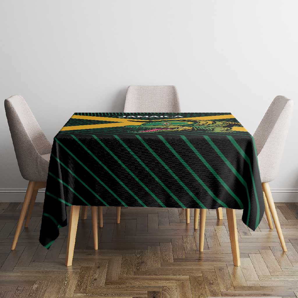 Jamaica Rugby Tablecloth Go Champions