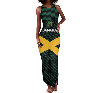 Jamaica Rugby Custom Tank Maxi Dress Go Champions