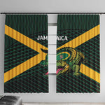 Jamaica Rugby Window Curtain Go Champions