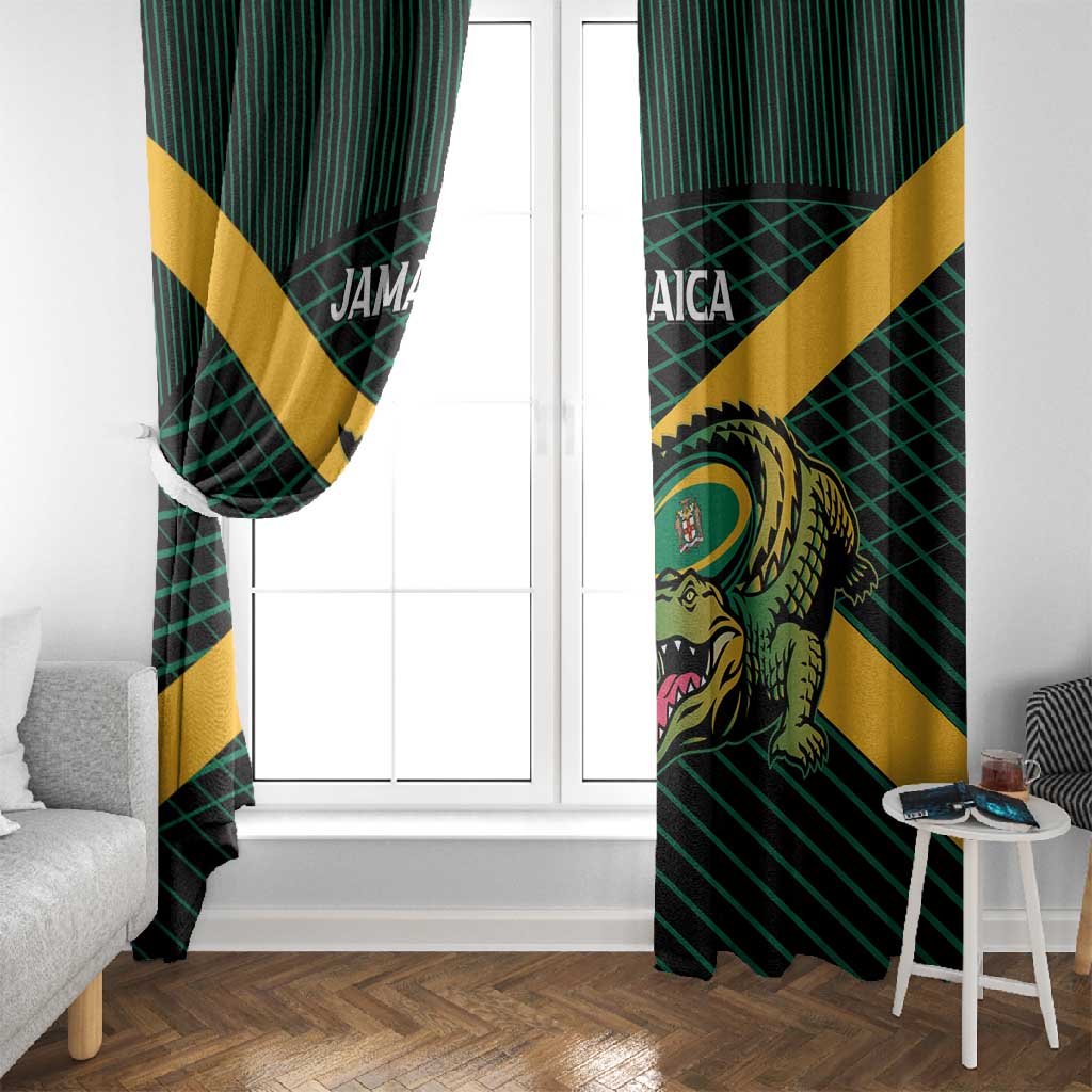 Jamaica Rugby Window Curtain Go Champions