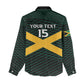 Jamaica Rugby Custom Women Casual Shirt Go Champions